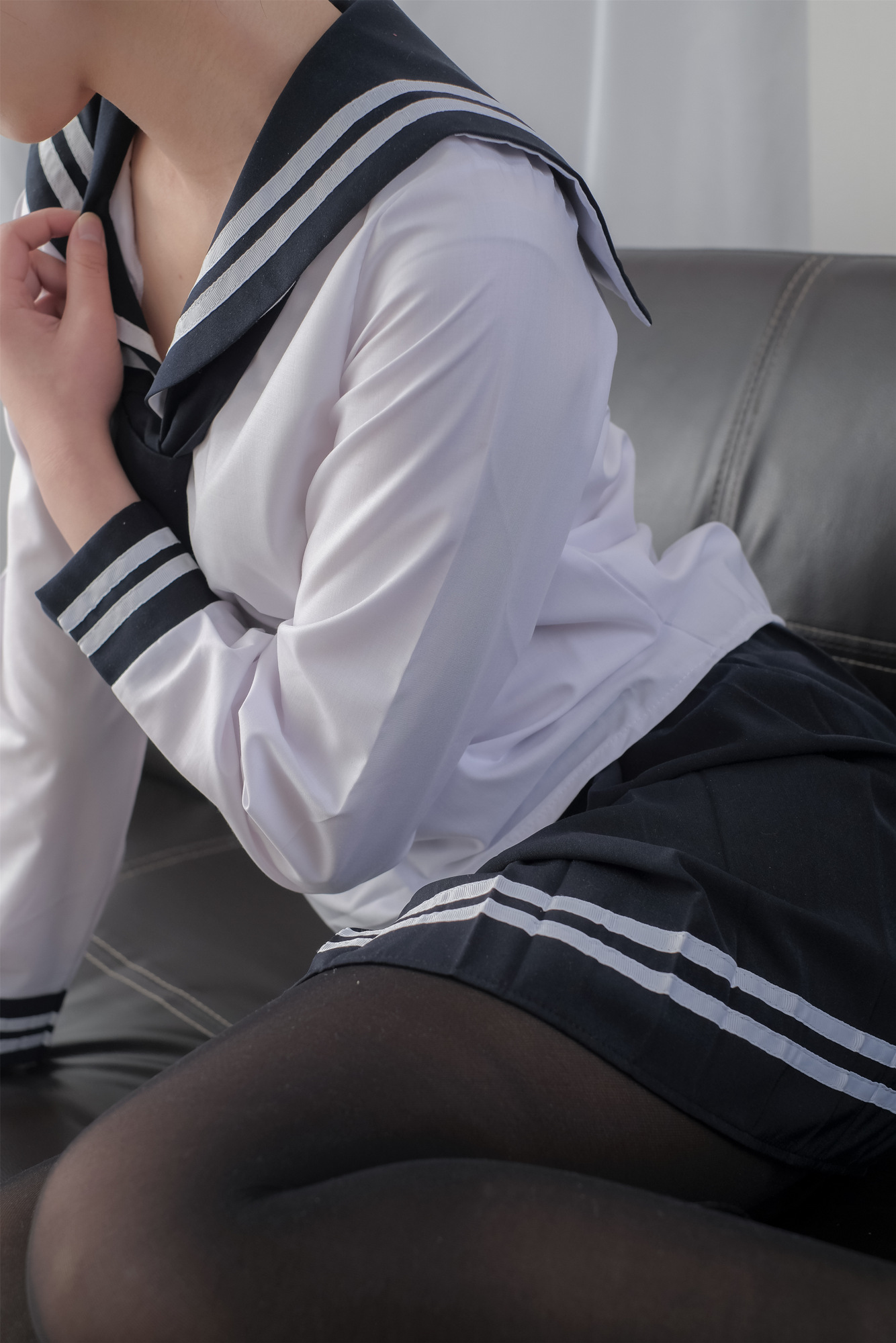 喵写真 R15 赠品03 黑丝水手服软妹