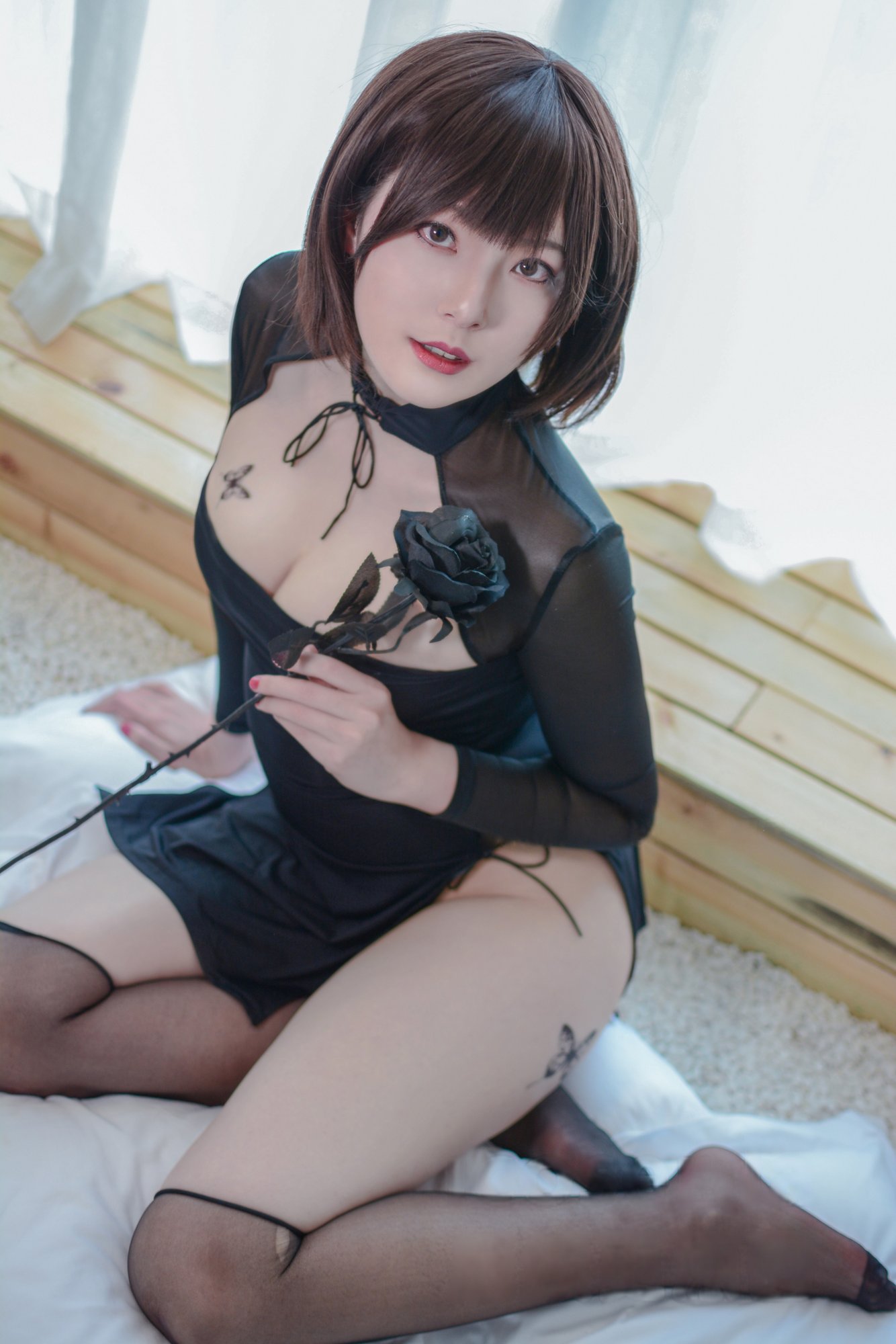 Natsuko夏夏子 - 开胸旗袍